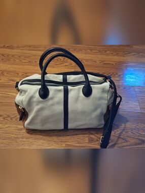 Fossil Erin Colorblock Satchel Leather